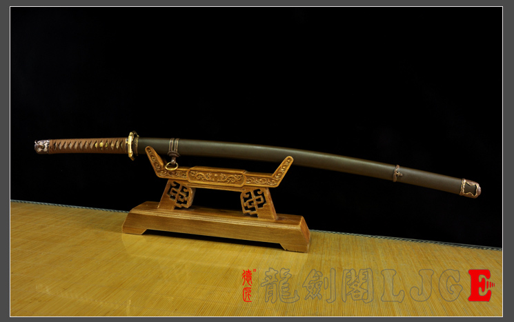 98式铁鞘军刀|T10烧刃|(LJG-1295）| - 知名传统刀剑锻造品牌（原龙剑阁）